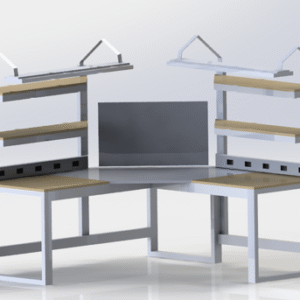 Escritorio en L laboratorio